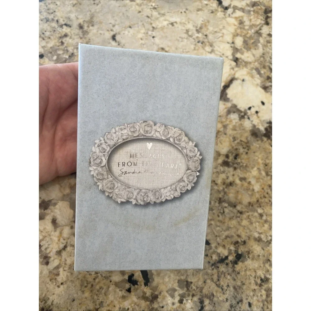 Sandra Magsamen Messages From The Heart Necklace Womens OS Gold Pearl Je T'aime - Picture 6 of 6